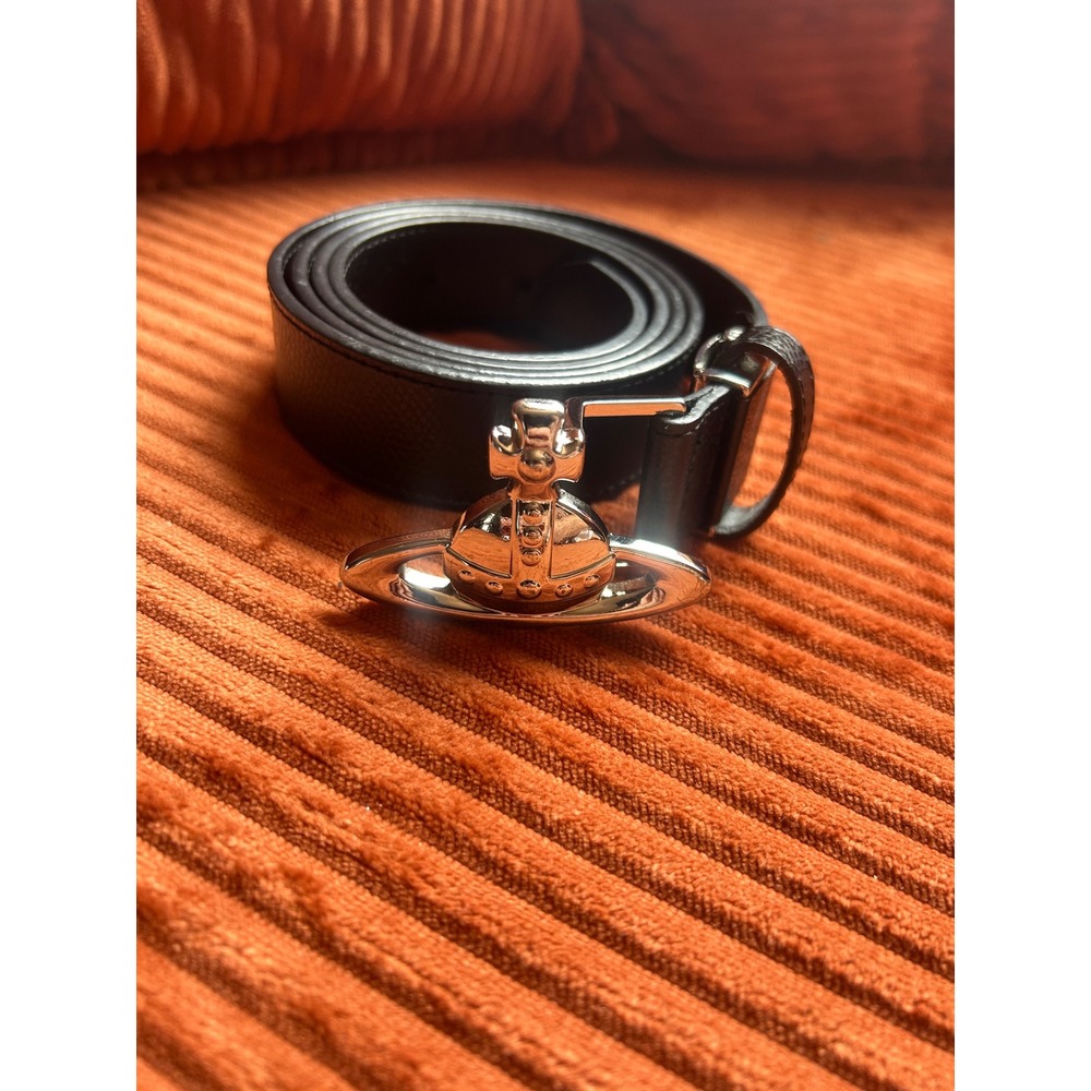 Vivienne Westwood Belt Women's Size OS Black Good Orb Buckle